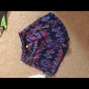 Fun boho loose shorts!